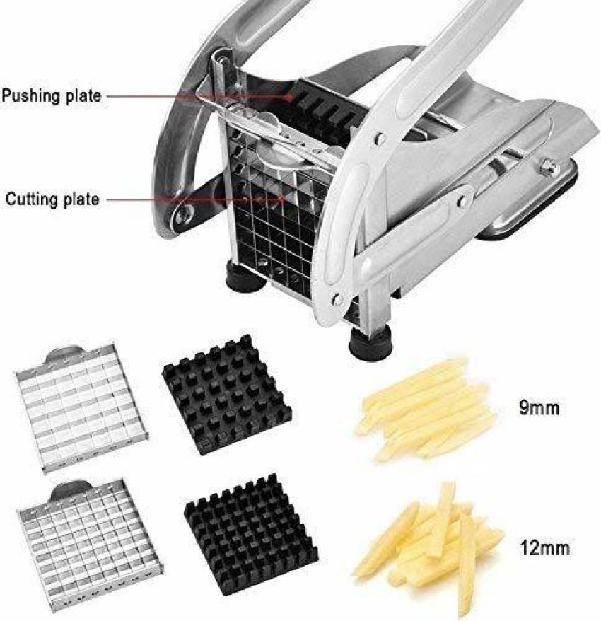 French Fry Chip Stainless Cutter Chopper Commercial Potato Chipper Slicer  Maker
