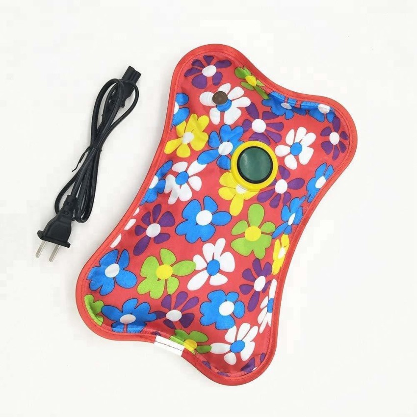 Electric Heating Gel Pad-Heat Pouch Hot Water Bottle Bag ((1 L Hot Water Bag)