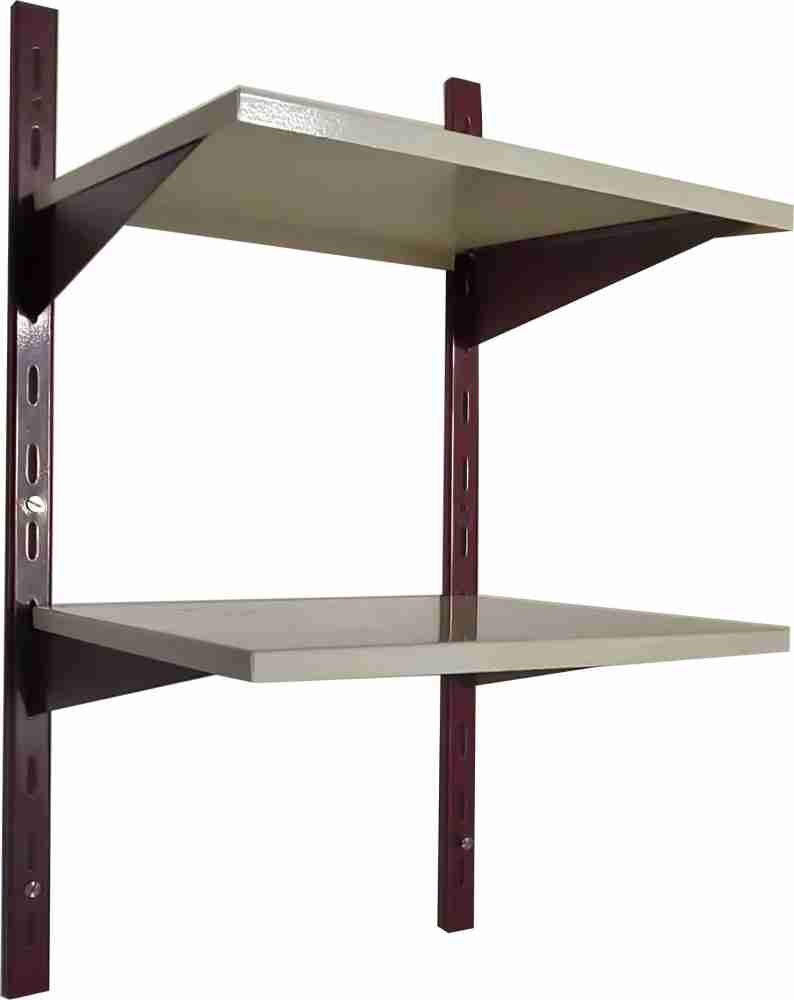 ironic Slotted Channel Rack, Grocery Rack, Multipurpose Adjustable Iron  Rack for Kitchen, Shops and Book Shelf Iron Wall Shelf Price in India - Buy  ironic Slotted Channel Rack