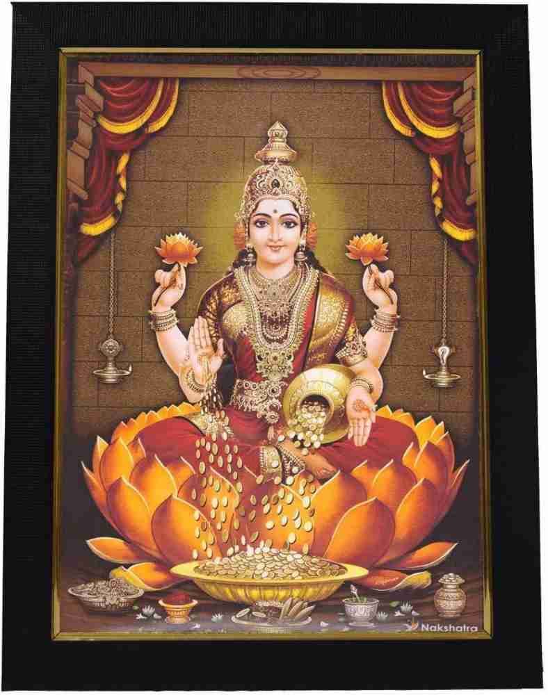 99CRAFTS Goddes Lakshmi Devi Photo Frame Religious Frame Price in ...