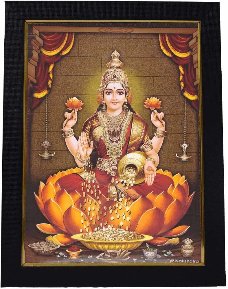 99CRAFTS Goddes Lakshmi Devi Photo Frame Religious Frame Price in ...