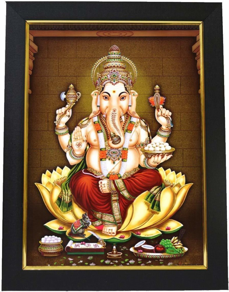 99CRAFTS Ganesha/Vinayaka Swamy Photo Frame Religious Frame Price ...