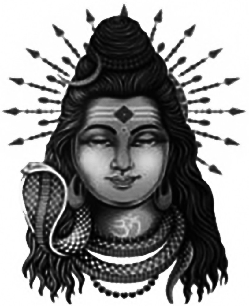 The Canvas Arts 3D Temporary Waterproof Lord Shiva Mahakal Tattoo for Men  and Women Size 21X15 cm  Amazonin Beauty