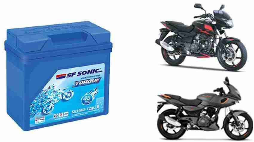 pulsar 150 battery exide price