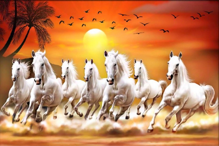 7 Horse Painting  Vastu Importance Benefits and Placement