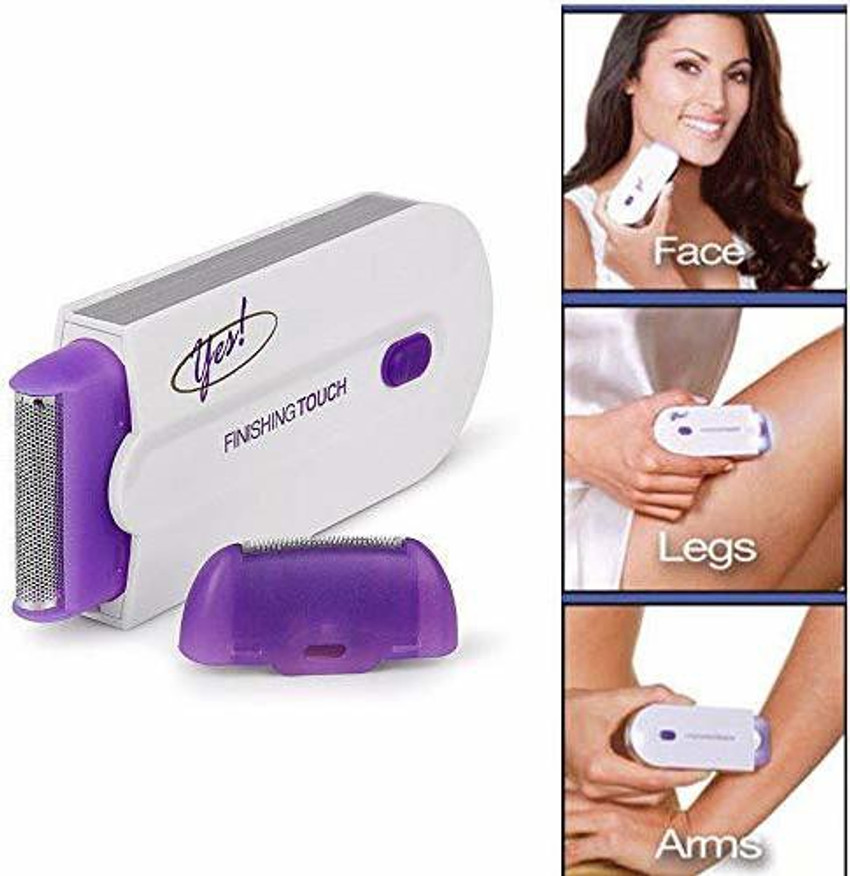 Finishing Touch Rechargeable Bikini Hair Remover Trimmer for Women and Men  White