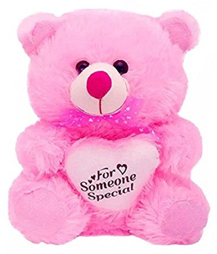 Sanvidecors Valentine gift pink teddy bear soft toy - 20 cm ...