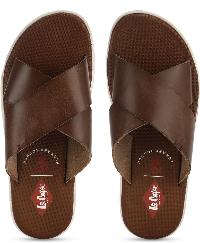 LEE COOPER Men Tan Flats - Buy LEE 