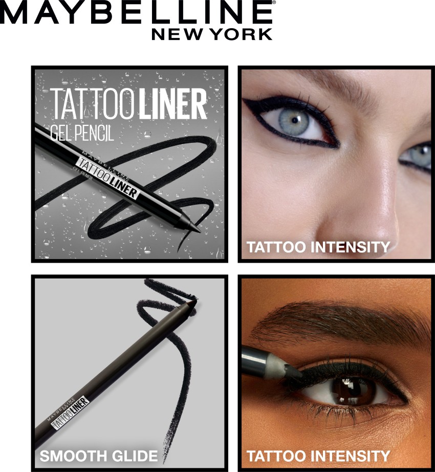 Maybelline New York TattooStudio Waterproof Mechanical Gel Eyeliner Pencil  Smokey Brown 001 Oz 1 count