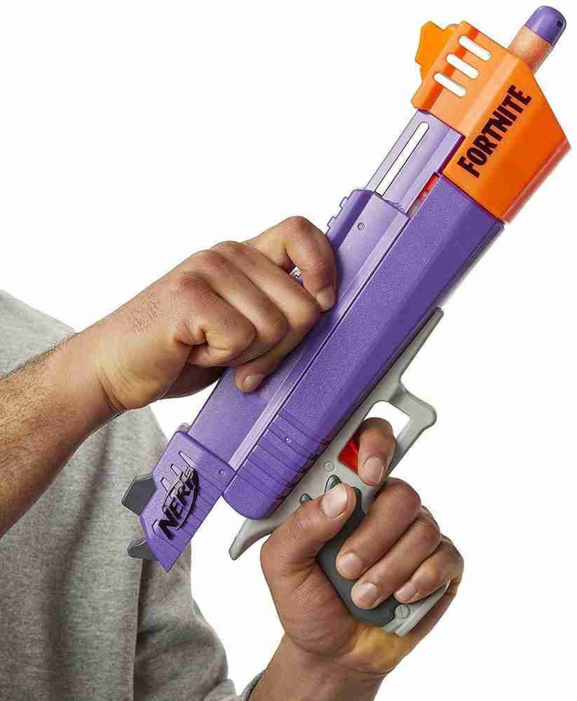 NERF Fortnite Flare Dart Blaster, Break-Open Loading, Includes 3