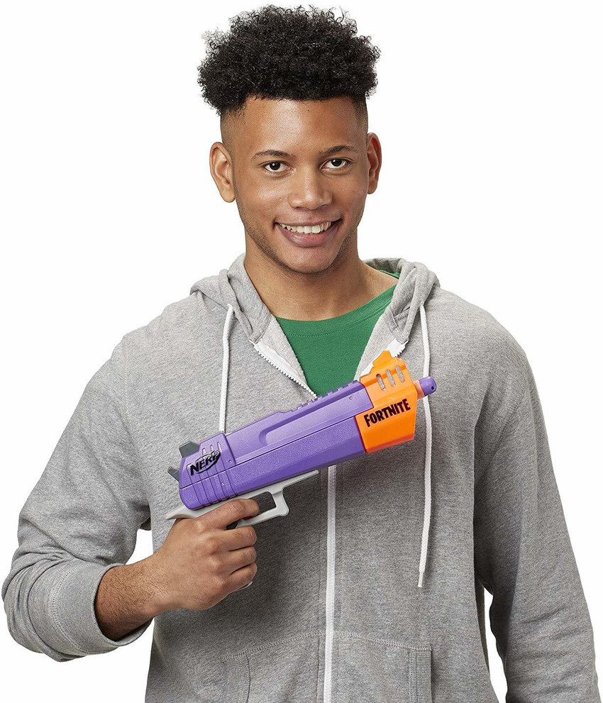 NERF Fortnite Flare Dart Blaster, Break-Open Loading, Includes 3