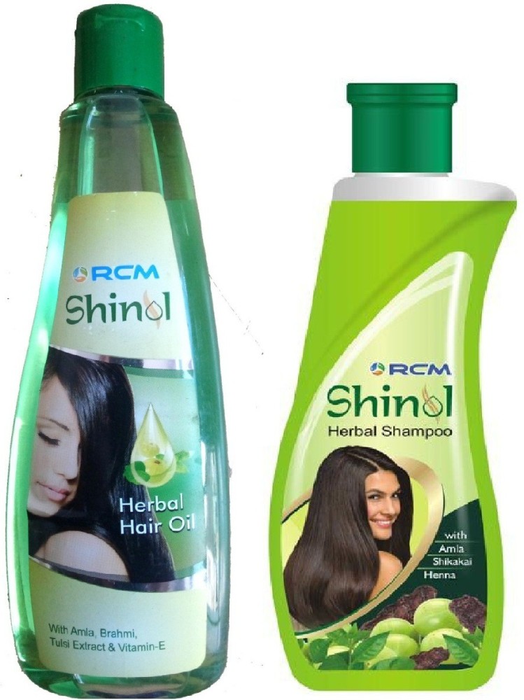 RCM Shinol Herbal Hair Oil and Shampoo with Amla (Combo) Price in India -  Buy RCM Shinol Herbal Hair Oil and Shampoo with Amla (Combo) online at  