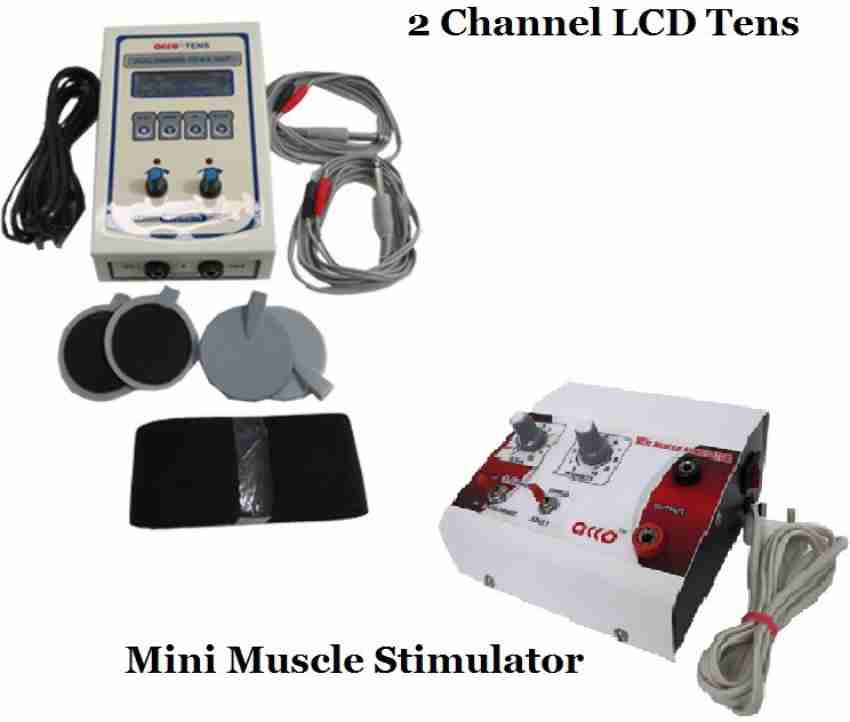 Mini Tens 2 Channel and Muscle Stimulator Machine