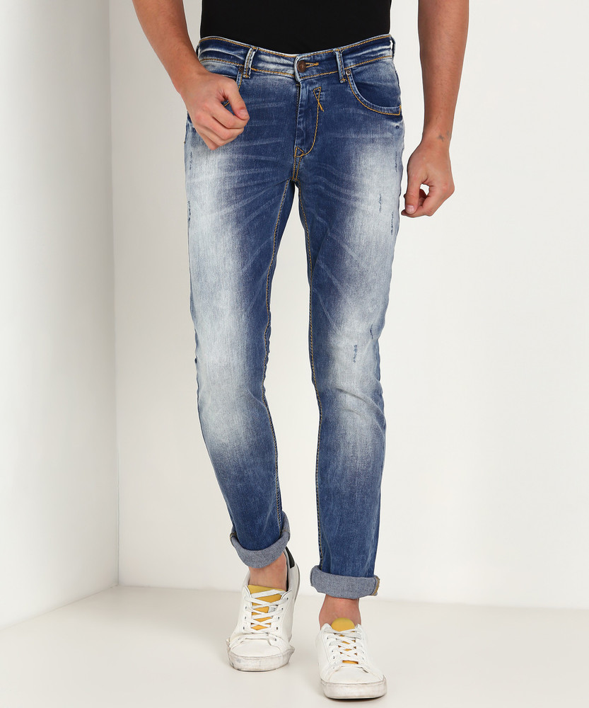 Spykar Skinny Men Blue Jeans - Buy 