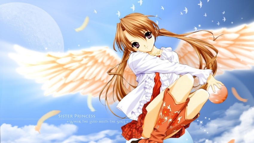 Cute Anime Girl White Dress Angel Stock Vector Royalty Free 2233274875   Shutterstock