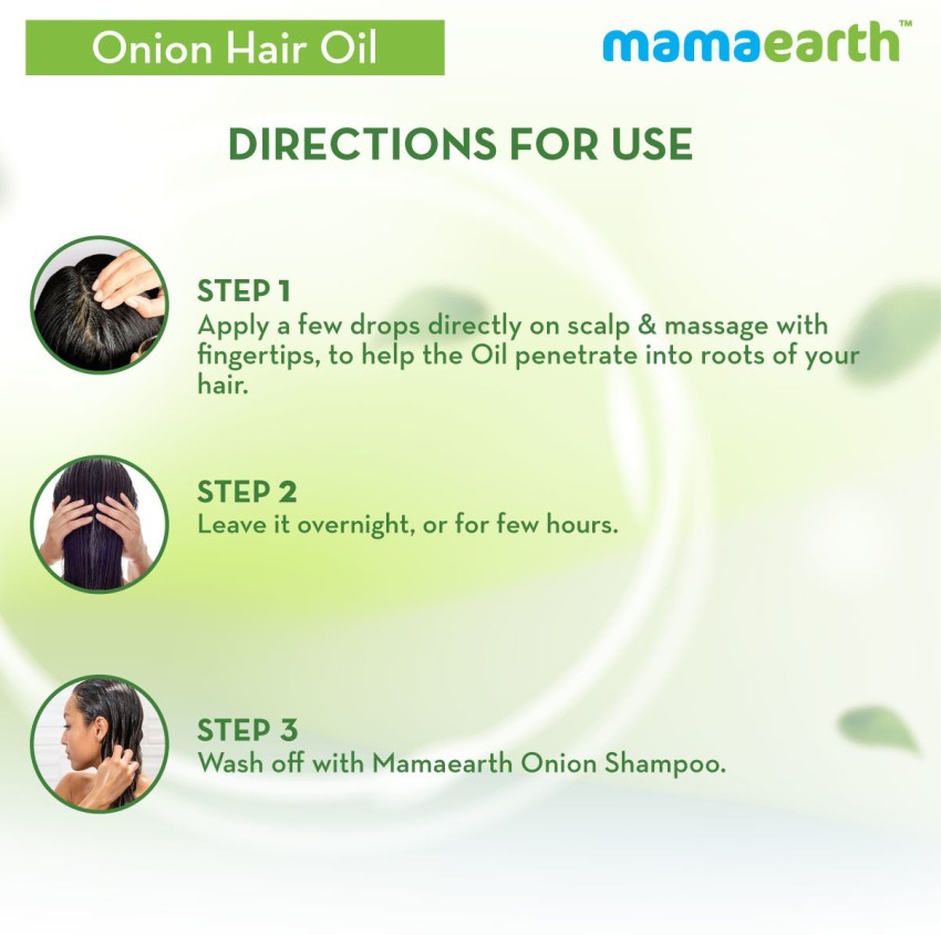 Mamaearth Onion Hair Oil for Hair Regrowth and Hair Fall Control with  Redensyl 150ml  Mumzstar