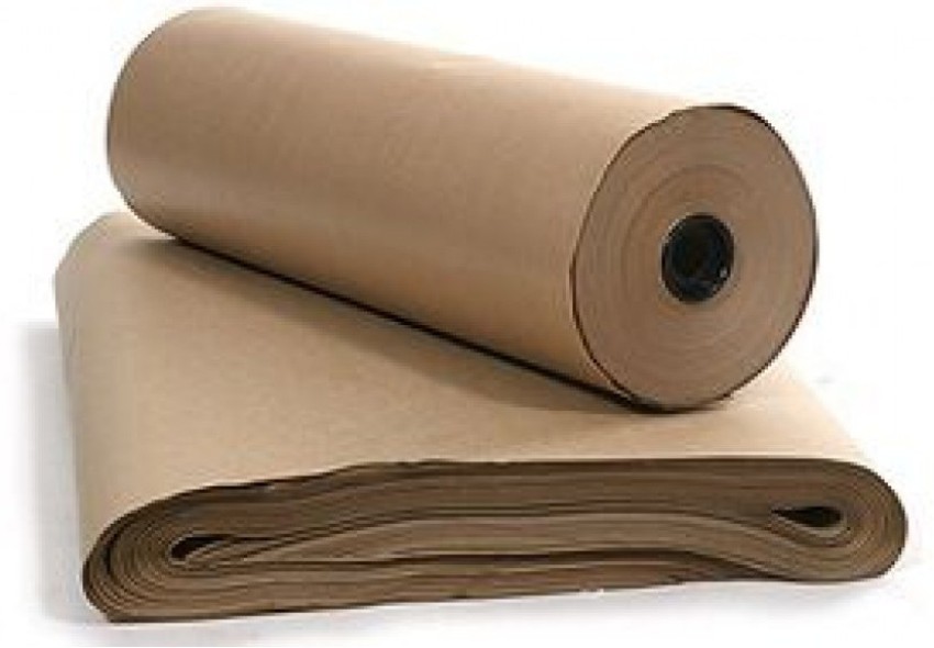 Eco Kraft Brown Paper 22 Inch* 10 Mtr Roll 100 gsm