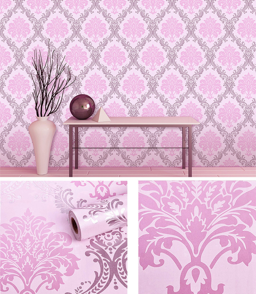 Top more than 86 damask pink wallpaper in.cdgdbentre