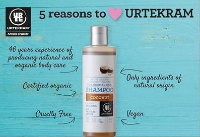 vand pilfer Tips Urtekram Coconut shampoo organic 250 ml - Price in India, Buy Urtekram  Coconut shampoo organic 250 ml Online In India, Reviews, Ratings & Features  | Flipkart.com