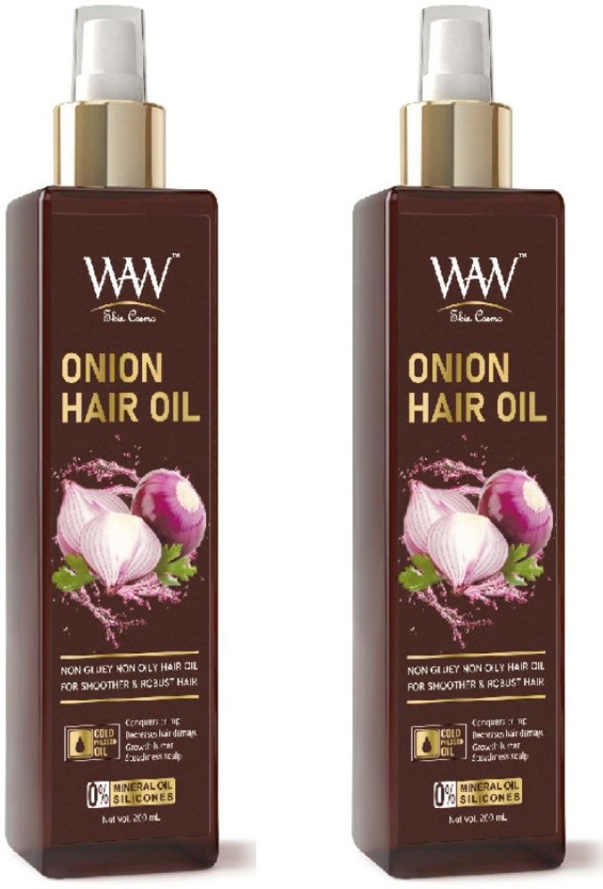 Waw skin cosmo Red Onion Shampoo For Hair Growth amp Hair Fall Control  300 ml  Price History