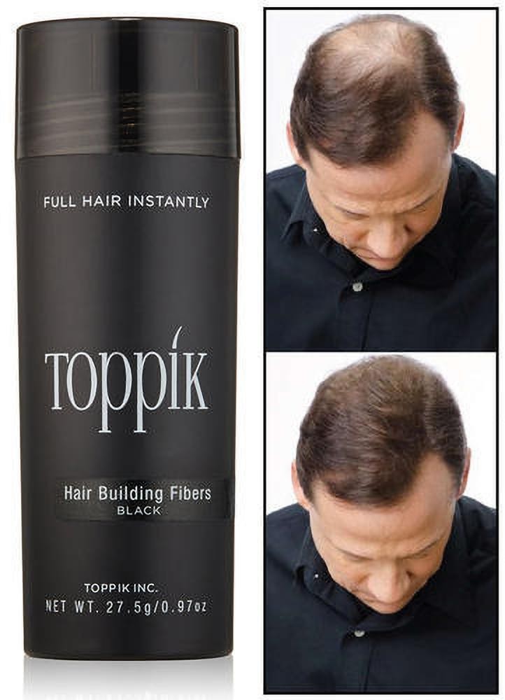 Toppik Hair Building Fibers KeratinDerived Fibres For Naturally Thicker  Looking Hair Cover Bald Spot 12g  Dark Brown  Amazonin Beauty