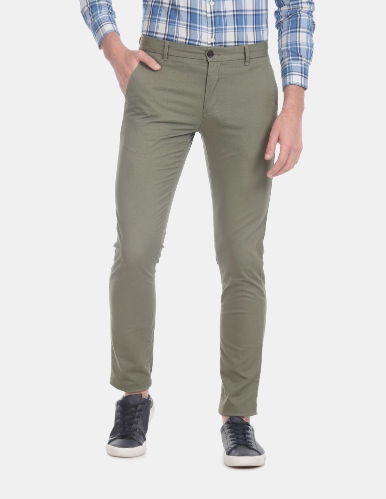 Arrow Sport Slim Fit Men Khaki Trousers  Buy Arrow Sport Slim Fit Men  Khaki Trousers Online at Best Prices in India  Flipkartcom