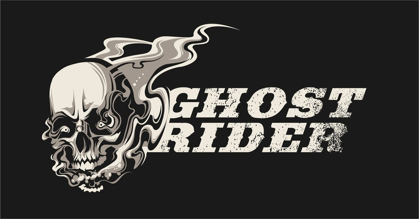 Ghost Rider Logol Ghost Rider Logo Black And White