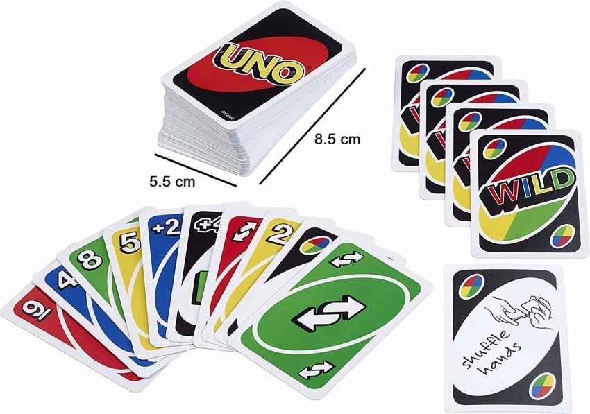 UNO Emoji Card Game For 2 to 10 Players 