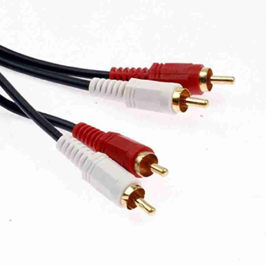 5m Triple RED WHITE YELLOW 3x RCA PHONO EXTENSION Audio Video Cable Male  Female