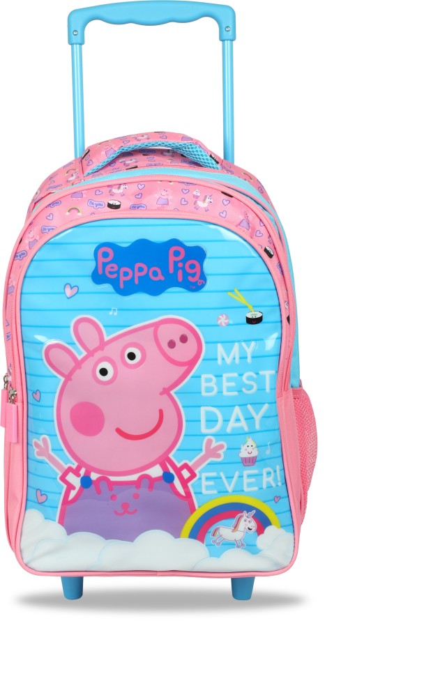 Peppa pig cheap school trolley bag