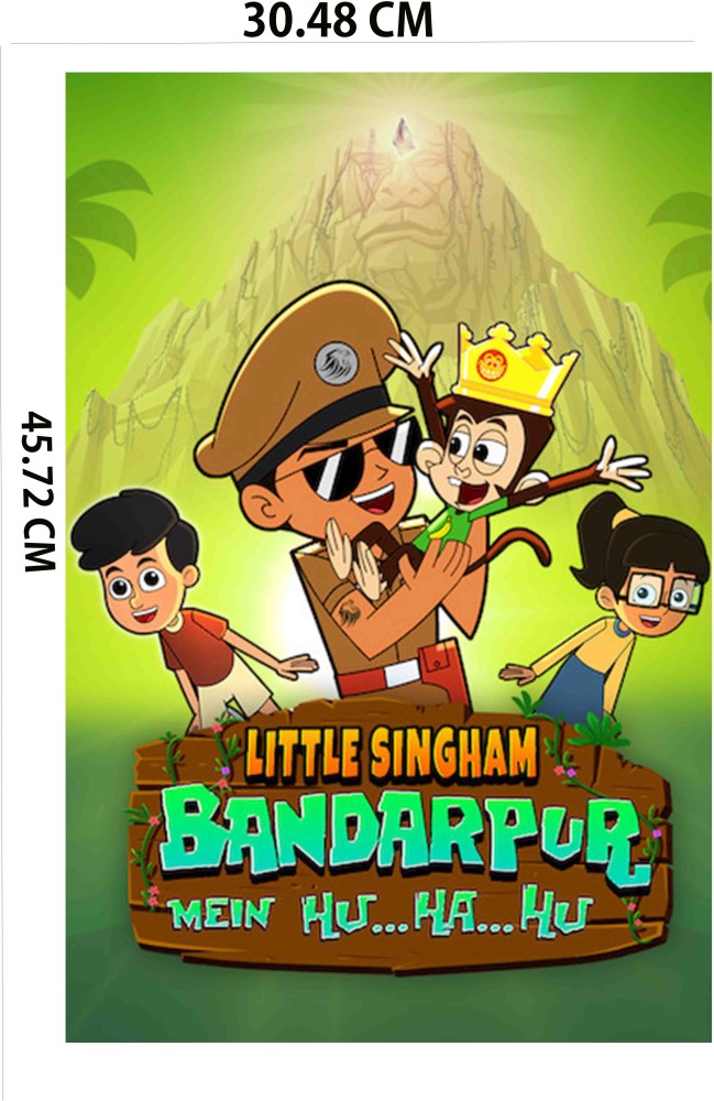 Little Singham Cartoon Poster-Kids Poster|Poster For Kids Room-High  Resolution - 300 GSM - Glossy/Matte/Art Paper Print - Animation & Cartoons  posters in India - Buy art, film, design, movie, music, nature and