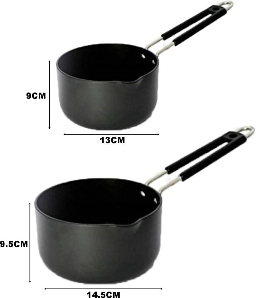 STEPHY Aluminium Sauce Pan, Milk Pan/Tea Pan 2 Liter With