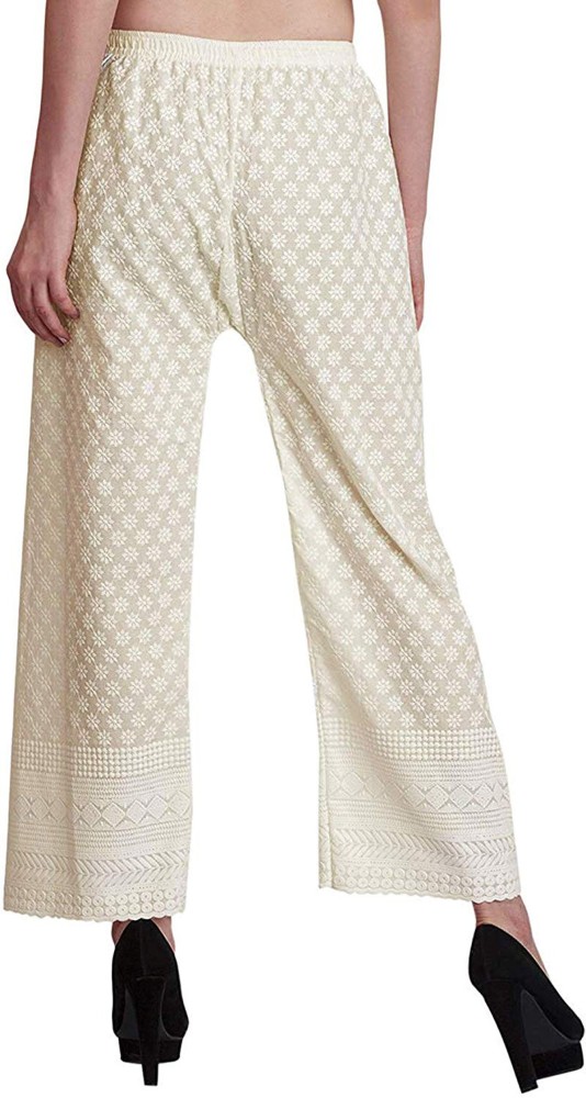 Buy Cream Trousers  Pants for Women by BANI WOMEN Online  Ajiocom