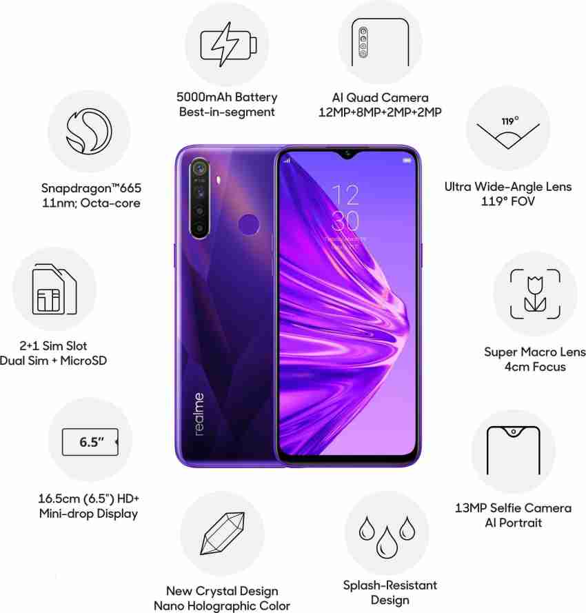 realme 5 front camera price