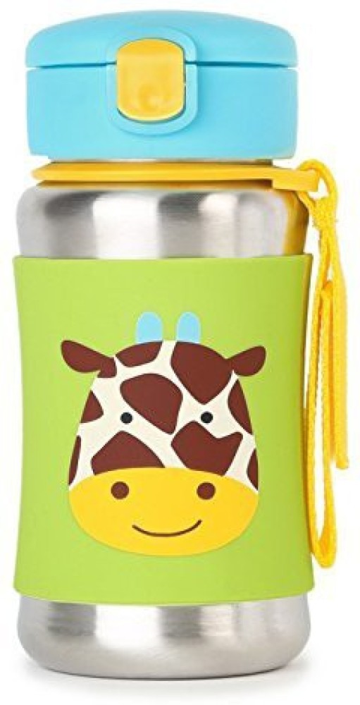 SKIP HOP Zoo Stainless Steel Straw Bottle 350 ml