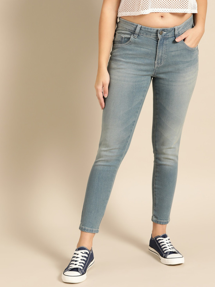Dressberry Skinny Women Blue Jeans 
