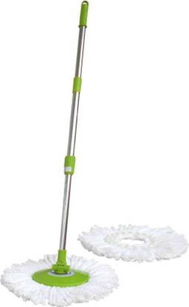 Qozent Household Mop Automatic Spin Mop Cleaning and drying mop(With 2  Refill) Wet & Dry Mop Price in India - Buy Qozent Household Mop Automatic  Spin Mop Cleaning and drying mop(With 2