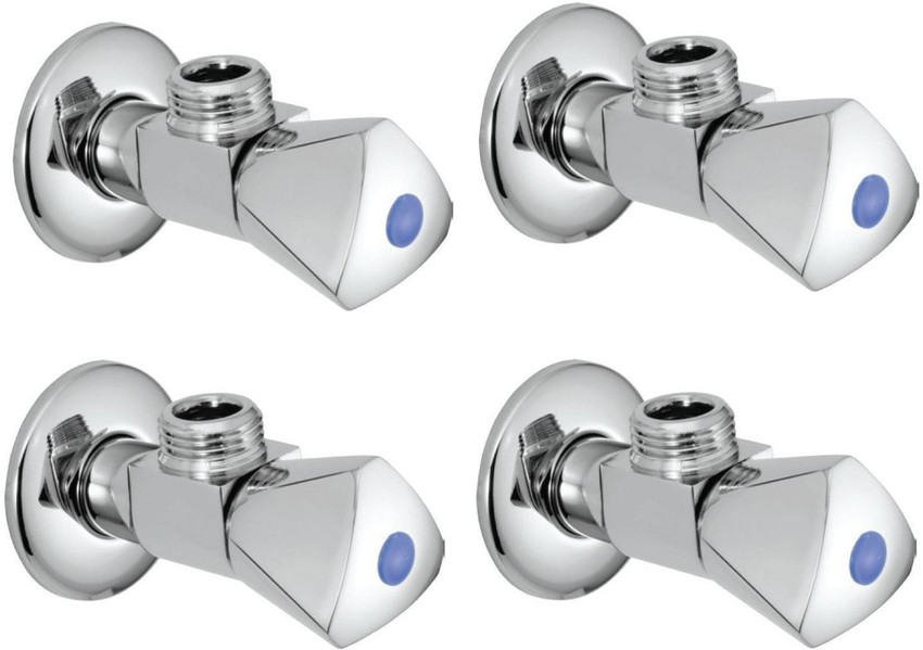 Jaquar - Angle Valve with Triangular Handle u0026 Wall Flange (Pack of 4 pcs)  Angle Cock Faucet Price in India - Buy Jaquar - Angle Valve with Triangular  Handle u0026 Wall Flange (