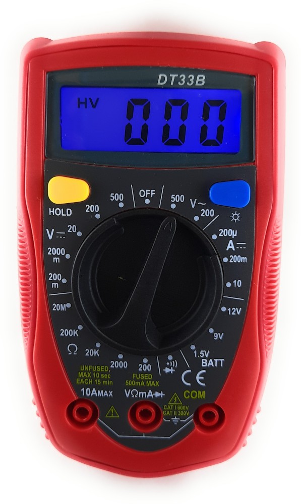 Widerstand Kapazität AC/DC-Spannung Mini Digital multimeter im Pocketformat,mini multimeter AP-4203 mit 2999 Zählern DC/AC-Strom Diodentest für die Fehlersuche in der Elektrik 