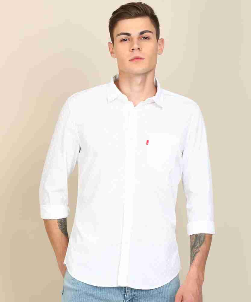 levis white shirt mens