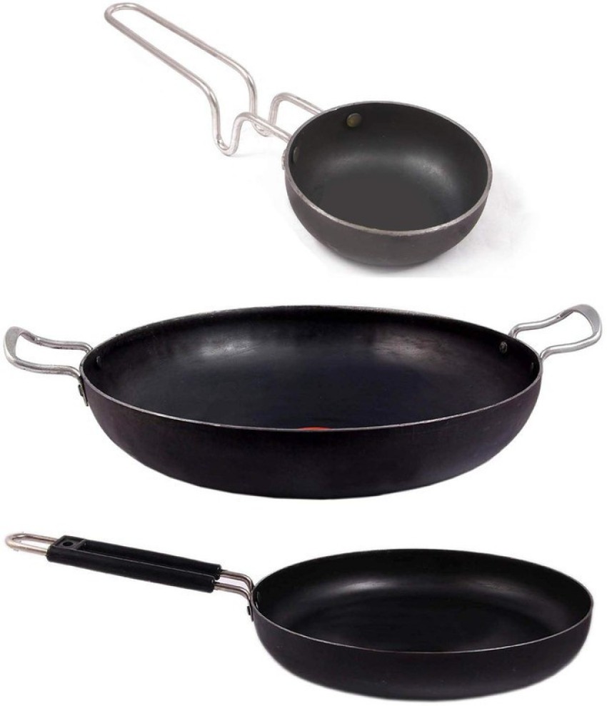 Buy Premium Iron Kadai,deep Frying Cast Iron Pan,heavy Iron Kadhai