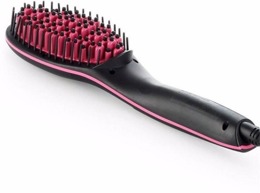 Philips Hair Straightener Brush with CareEnhance Technology  ThermoProtect  I Keratin Ceramic Bristles I Triple Bristle Design I Naturally Straight Hair  in 5 mins BHH88010  Amazonin Beauty