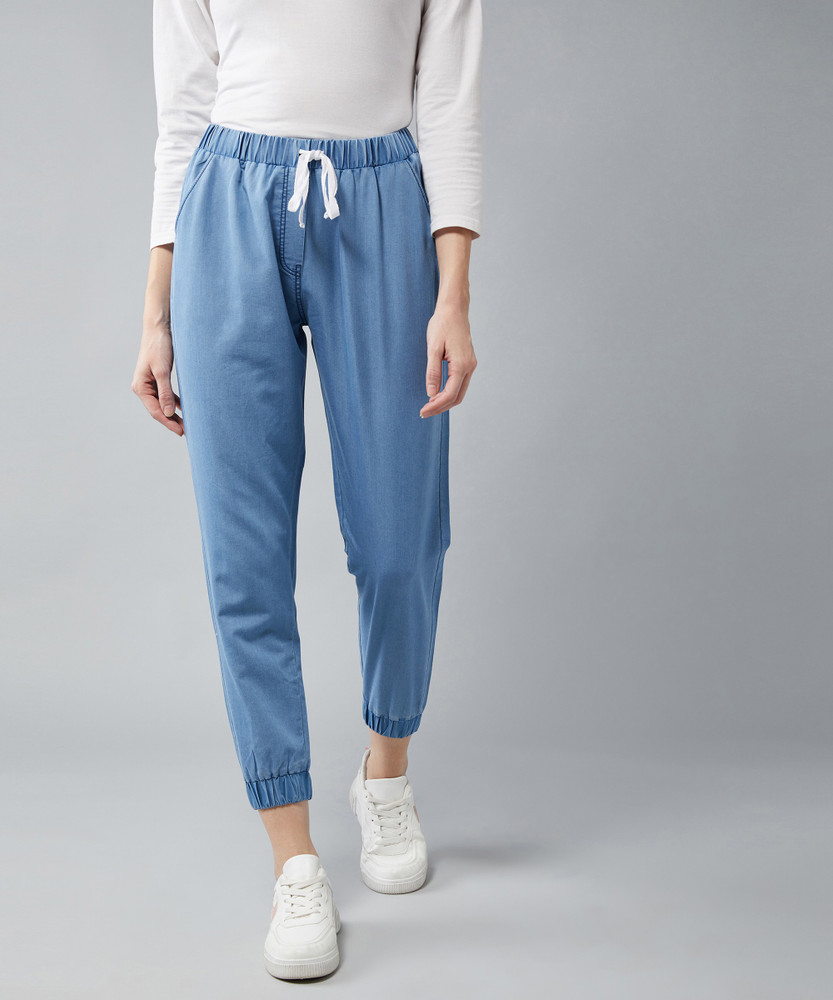 DOLCE CRUDO Jogger Fit Women Light Blue 