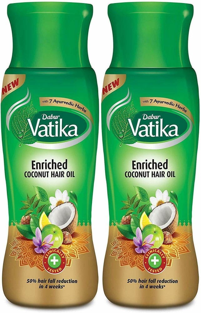 Dabur Vatika Enriched Coconut Oil  300 ml  RichesM Healthcare