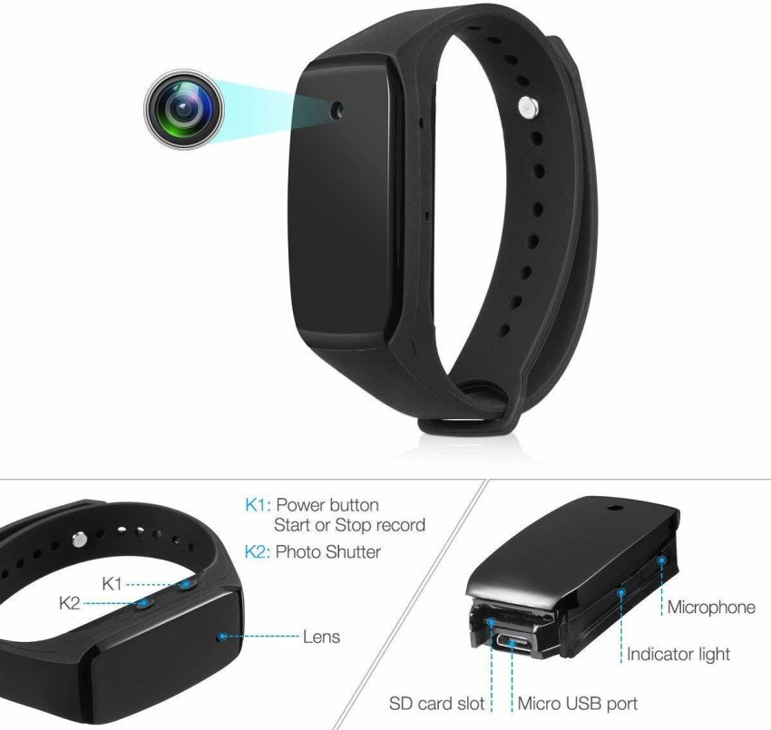 Invisible camera on Smart bracelet Hidden camera 1080P Smart Watch   DIGIKUBER