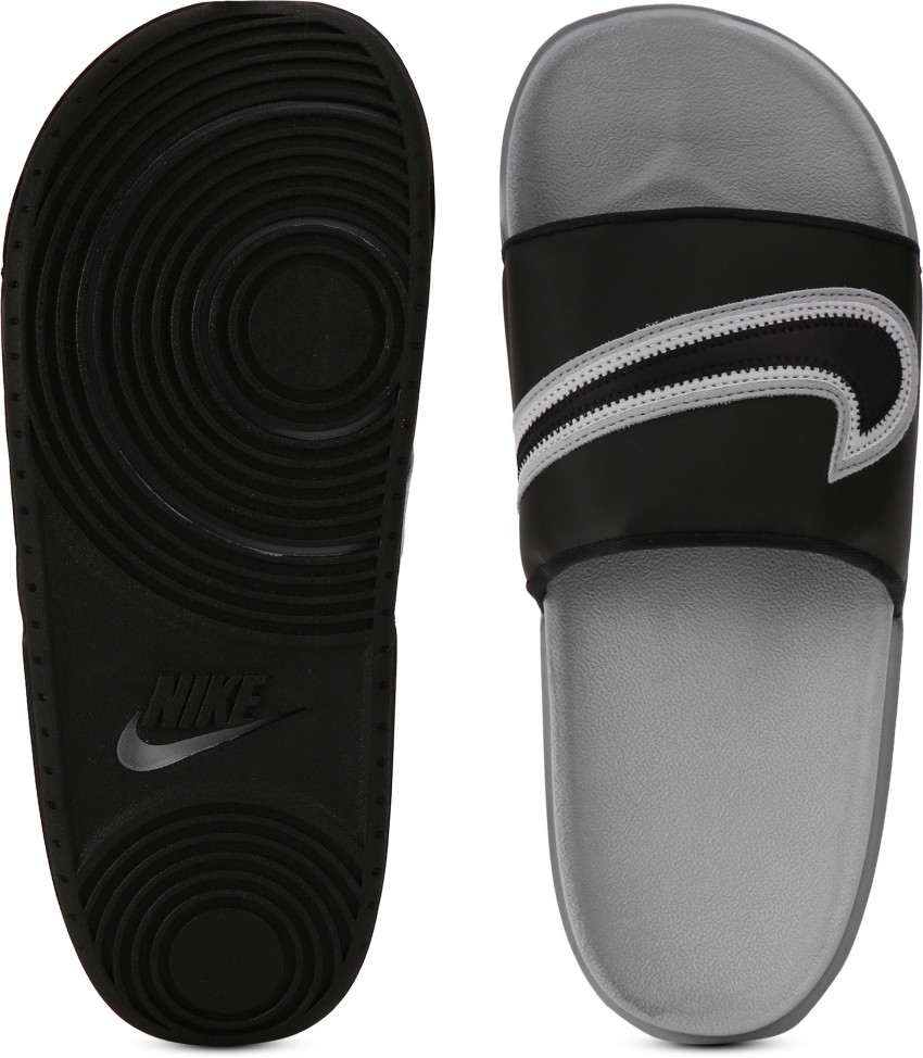 Nike Offcourt Grey & Black Slide Sandals