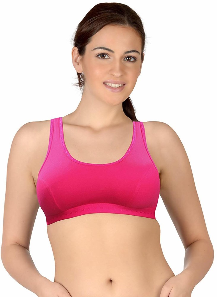 Buy Dermeida Performance No-Bounce® Bounce Control Sports Bra - Smart Pink  - 22 Women Sports Lightly Padded Bra Online at Best Prices in India