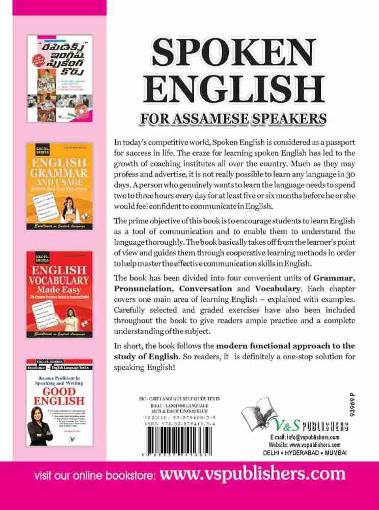 Pin by Palusa Laxmi on Spoken English in 2023  Learn a new language,  English book, Speaking english