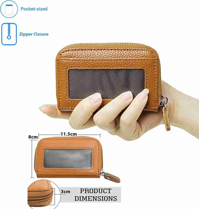 Flipkart SmartBuy 12 Slot Leather Money Wallet Credit/Debit Zipper  Purse 15 Card Holder - Card Holder