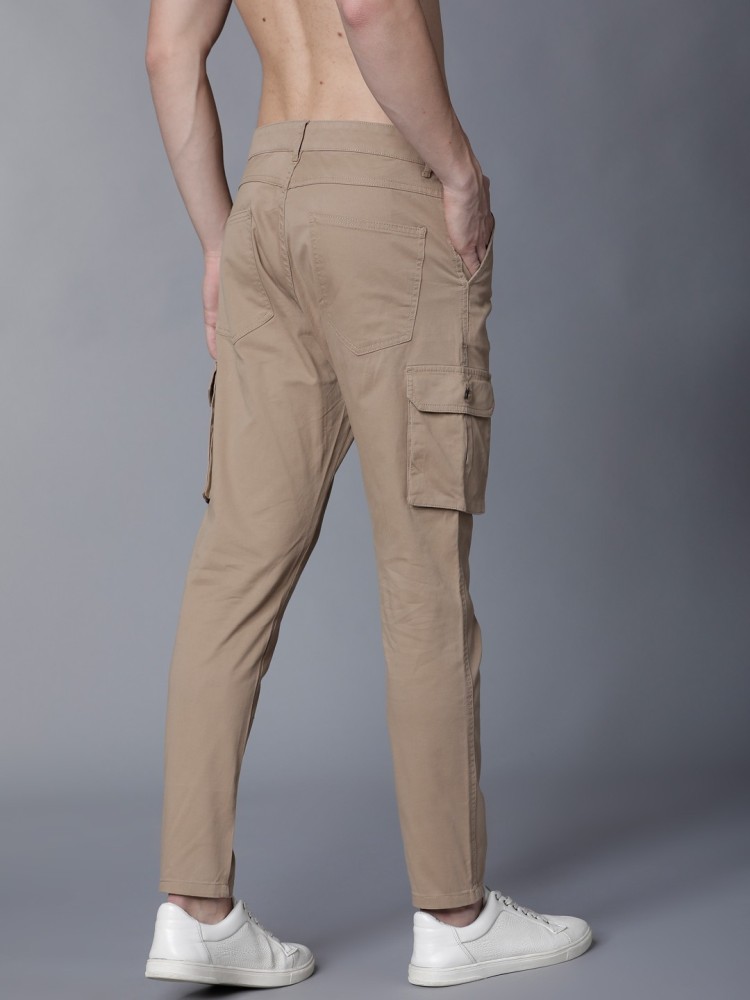 ASOS DESIGN skinny cargo cuffed pants in khaki  ASOS
